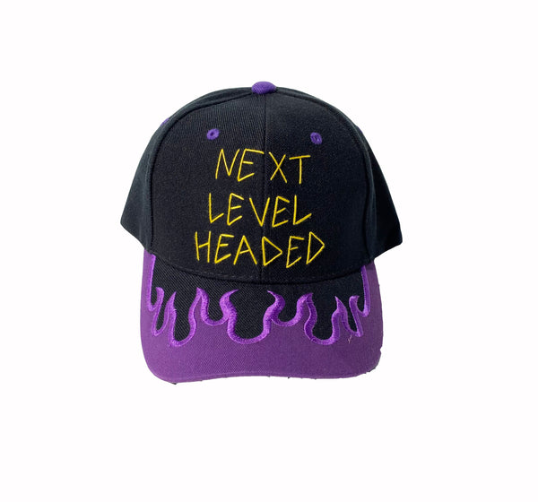 NEXT LEVEL HEADED Hand Stitched Adjustable Velcro Strapped Back Cap
